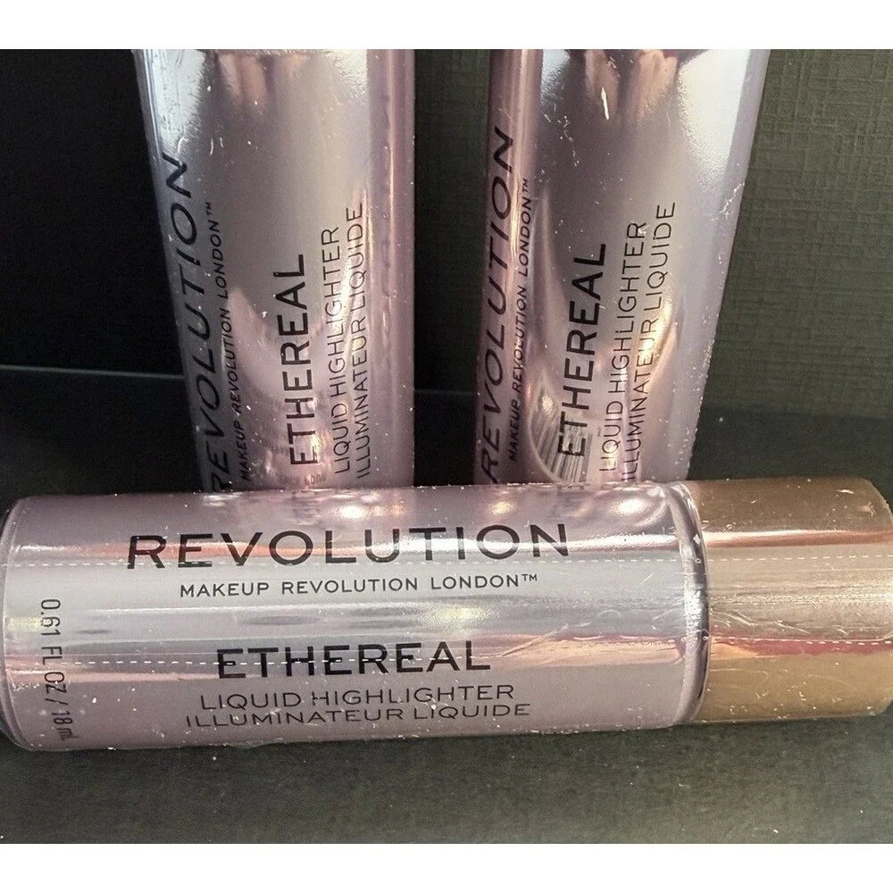 Revolution Liquid Highlighter Euphoric Gold 0.61 fl oz  Radiant Glow Drops